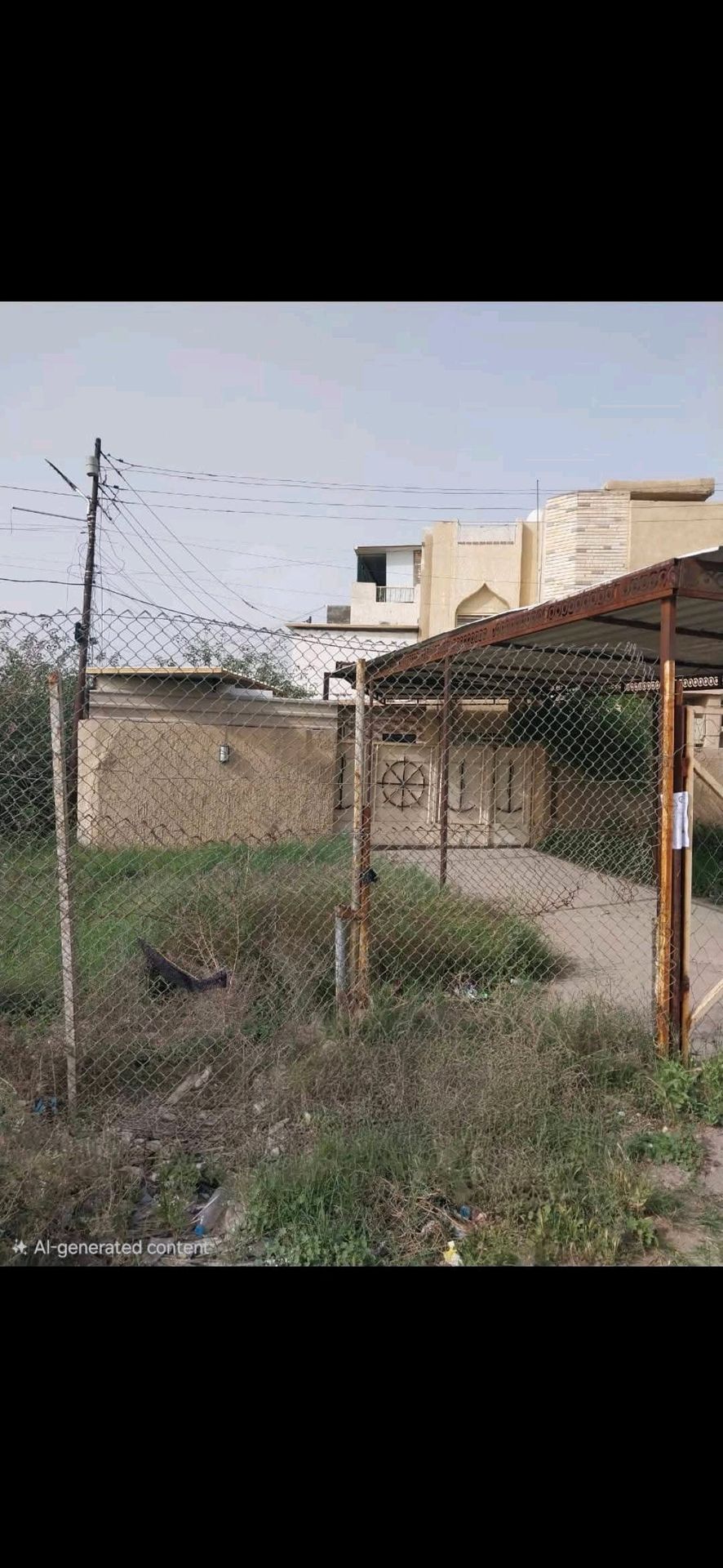 منزل  للايجار الغزالية الكفاءات على الخط السريع المؤدي الى طريق الفلوجة